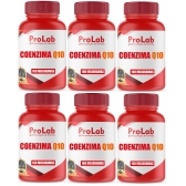 Coenzima Q10 100 mg (Kit 6 Frascos) 60 Cápsulas Cada